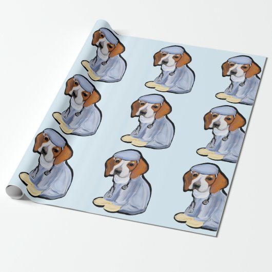 PAPIER CADEAU DOCTEUR BEAGLE (Déroulé)