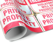 Papier Cadeau document de propriété privée (Coin rond)