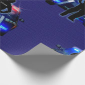 Papier Cadeau Document sur la police et l'application des lois (Coin)