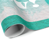 Papier Cadeau Document sur l'action climatique (Coin rond)