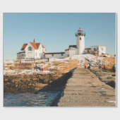 Papier Cadeau Dog Bar Lighthouse le long de la côte océanique de (Plat)