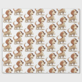 Papier Cadeau Dog "Give me your paw" (Plat)