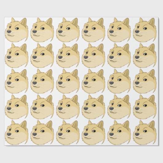 Papier Cadeau Doge (Plat)