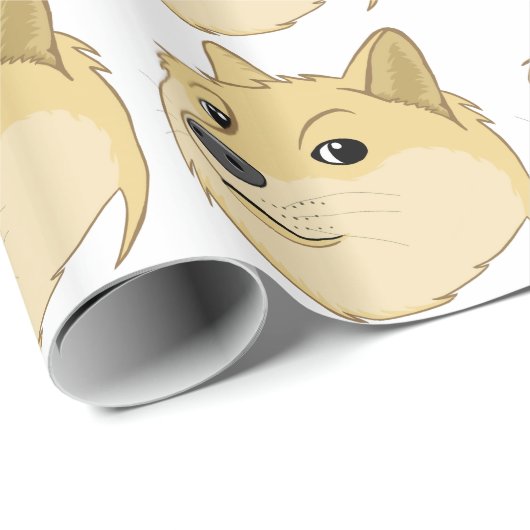 Papier Cadeau Doge (Coin rond)