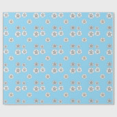 Papier Cadeau Dollar blanc (Plat)
