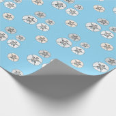 Papier Cadeau Dollar blanc (Coin)