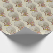 Papier Cadeau Dollar de Sable Corail de Mer (Coin)