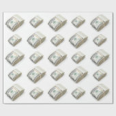 Papier Cadeau Dollars (Plat)
