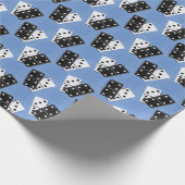 Papier Cadeau Dominos Design (Coin)