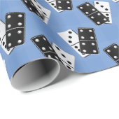 Papier Cadeau Dominos Design (Coin rond)