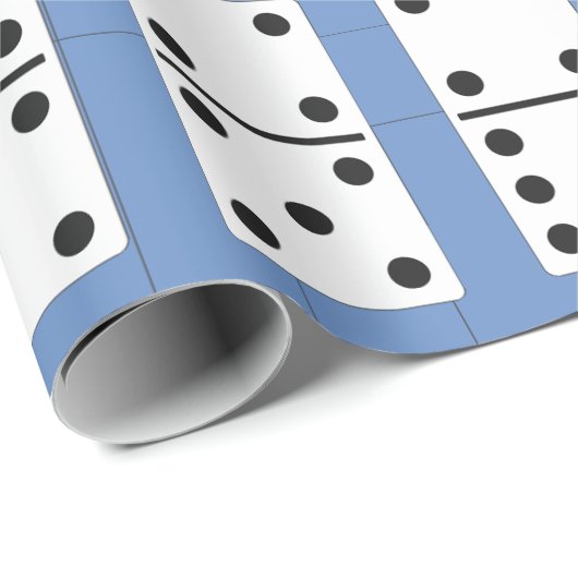 Papier Cadeau Dominos Design (Coin rond)