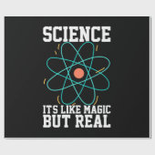 Papier Cadeau Don de scientifique | Science C'Est Comme De La Ma (Plat)