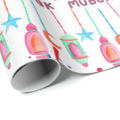 Papier Cadeau Don EID Moubarak (Coin rond)