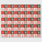 Papier Cadeau Don Filles Lacrosse (Plat)