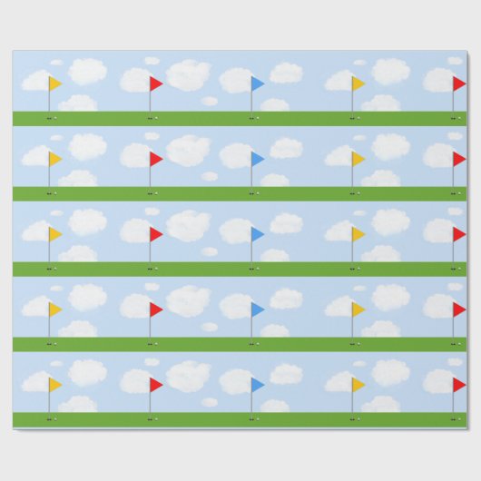 Papier Cadeau Don Golf (Plat)