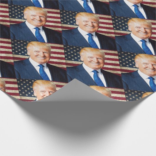 Papier Cadeau Donald Trump (Coin)