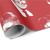 PAPIER CADEAU DONALD TRUMP (Coin rond)