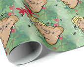 Papier Cadeau donald trump (Coin rond)