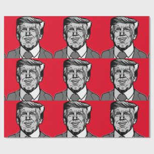 PAPIER CADEAU DONALD TRUMP