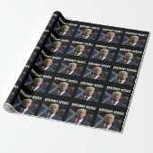 PAPIER CADEAU DONALD TRUMP ANNIVERSAIRE D'ENFANCE KISS (Déroulé)