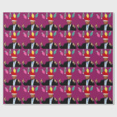 PAPIER CADEAU DONALD TRUMP CHRISTMAS WRAPPING PAPER (Plat)