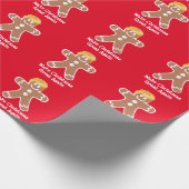 Papier Cadeau Donald Trump Gingerbread homme (Coin)