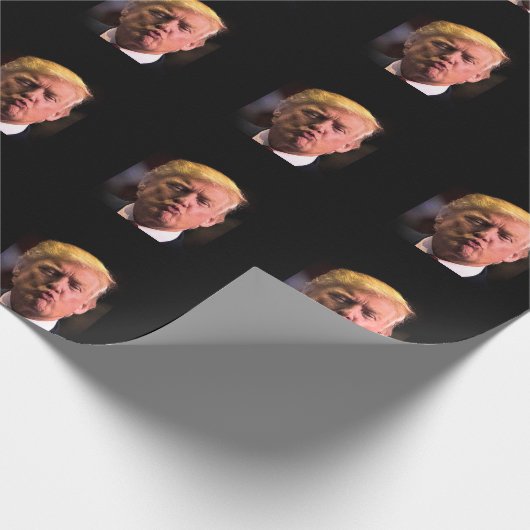 PAPIER CADEAU DONALD TRUMP KISS TOUS LES OUTILS D'OCCASION PAPIE (Coin)