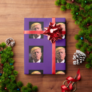 PAPIER CADEAU DONALD TRUMP KISS TOUS LES OUTILS D'OCCASION PAPIE