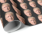 PAPIER CADEAU DONALD TRUMP LIVRE DE NOËL (Coin rond)