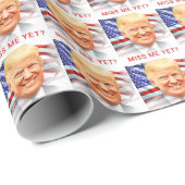 Papier Cadeau Donald Trump Me Manque Encore ? (Coin rond)