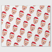 Papier Cadeau DONALD TRUMP Noël (Plat)