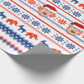 Papier Cadeau DONALD TRUMP Noël (Coin)