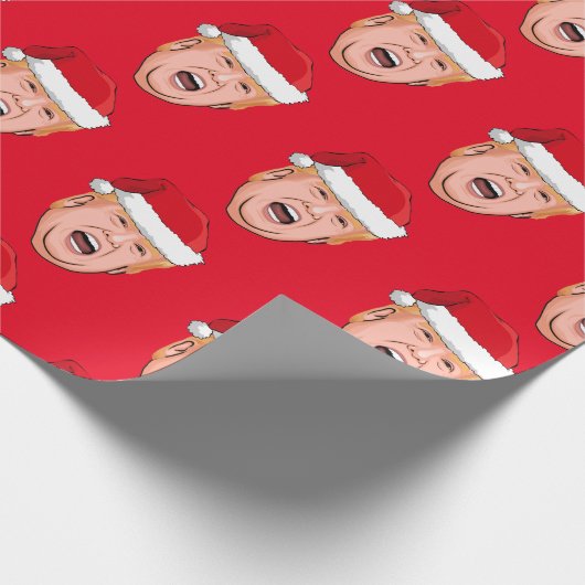 Papier Cadeau DONALD TRUMP Noël (Coin)