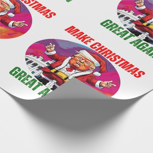 PAPIER CADEAU DONALD TRUMP - PAPIER À WRAPPER (Coin)