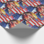 Papier Cadeau Donald Trump Pop Art (Coin)