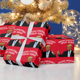 PAPIER CADEAU DONALD TRUMP REDONNE À NOËL SA GRANDEUR D'ANTAN