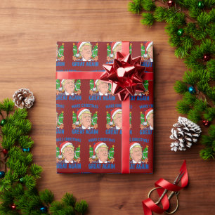 Papier Cadeau Donald Trump rend Noël super