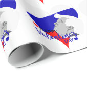 Papier Cadeau donald trump valentine (Coin rond)