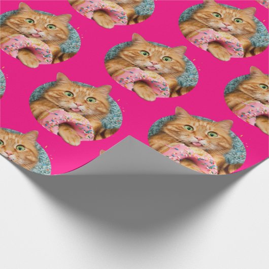 Papier Cadeau Donateur mangeant des chats (Coin)