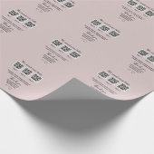 Papier Cadeau Donation Collection conseil pot ajouter votre q r  (Coin)