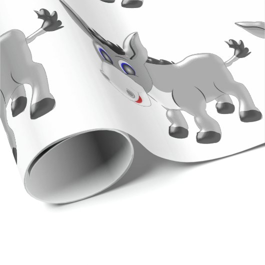 Papier Cadeau Donkey (Coin rond)