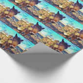 Papier Cadeau Donkey avec croix Rose (Coin)