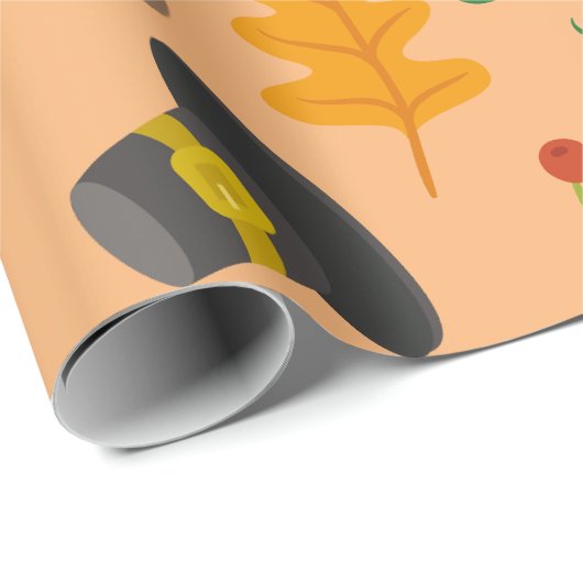 Papier Cadeau Donnez du papier d'enrobage Merci (Coin rond)