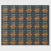 Papier Cadeau Dons à un joueur d'échecs amusant (Plat)