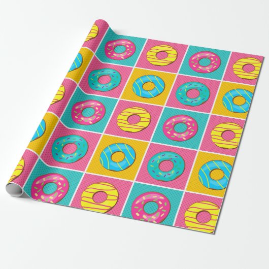 Papier Cadeau Donut (Déroulé)