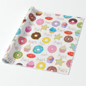 Papier Cadeau Donut et Cupcakes (Déroulé)