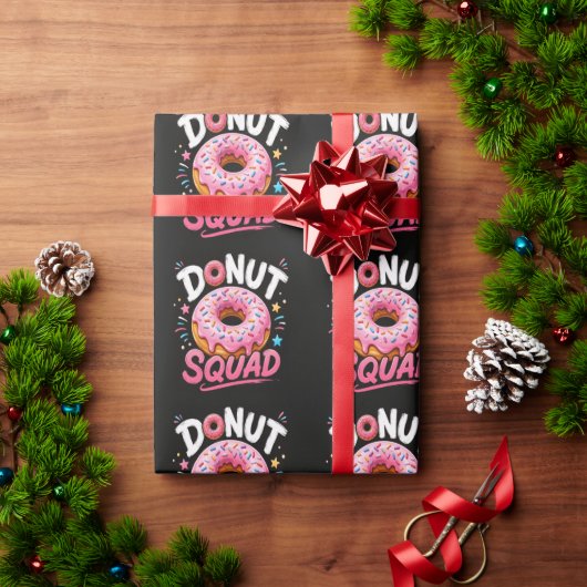 Papier Cadeau Donut Parsemer l'amabilité Drôle (Cadeau de vacances)