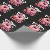 Papier Cadeau Donut Parsemer l'amabilité Drôle (Coin)