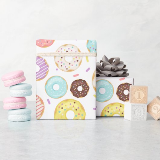 Papier Cadeau Donut Party  (Baby Shower)