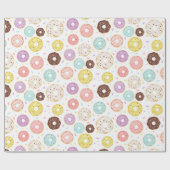 Papier Cadeau Donut Party  (Plat)